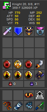 Knight 8/8 Crystal Shield Wizard 8/8 T14 robe SOLD